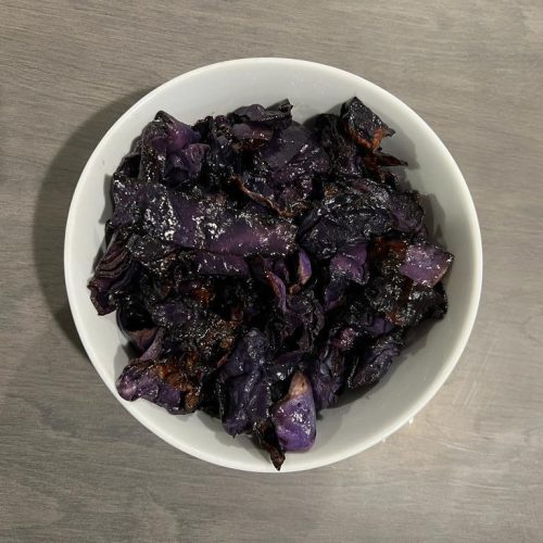 Balsamic Roasted Purple Cabbage All The Deliciousness None Of The Judgement